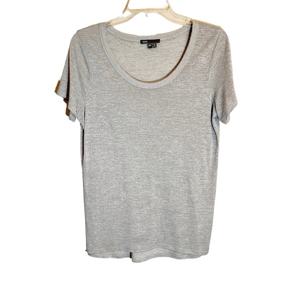 Vince Light Heather Gray Soft Knit Semi-Sheet Top Size XS Women’s - Picture 1 of 5